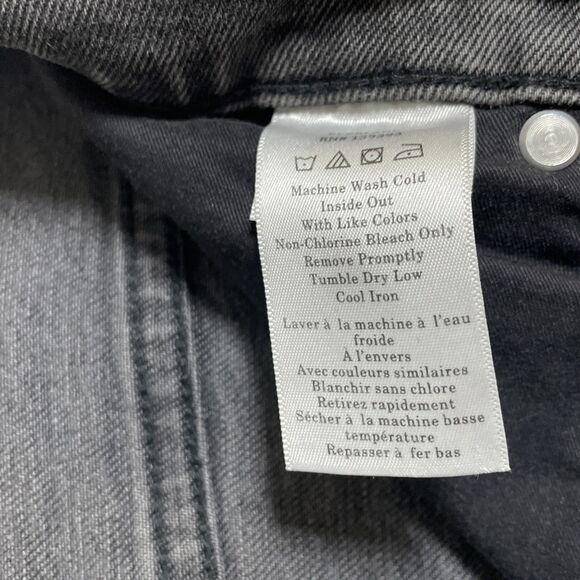 Everlane The Way High Jean Women's Organic Cotton Charcoal Grey Size 26 Regular - Picture 12 of 13
